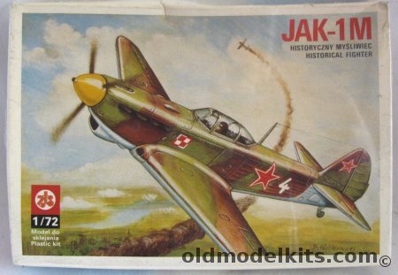 ZTS 1/72 Yak-1 or Yak-1M - USSR 1st Polish Sq 'Warszawa' or USSR Defense of Moscow Winter 1941 Markings plastic model kit